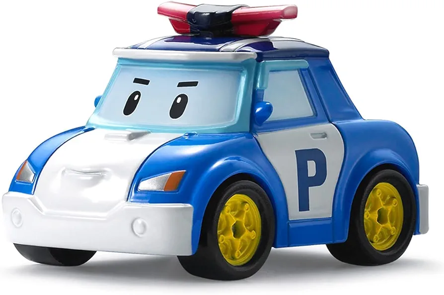 Robocar Poli Toys, Poli DIE-CAST Metal Toy Cars, Police Car Toys, Toddler Cartoon Emergency Vehicle Playset, Rescue Vehicles Toys Gift Toys for Age 1-5 Boys Girls