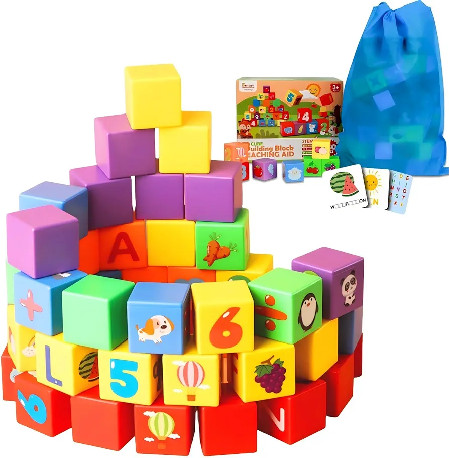 130PCS STEM Projects Color,Math,Spelling,Creativity - Montessori Preschool Learning Activities Toys for 3 4 5 6 7 8 9 10 Years Old Boys and Girls - Christmas Birthday Gifts for Kids ages 1-3 3-5 4-8