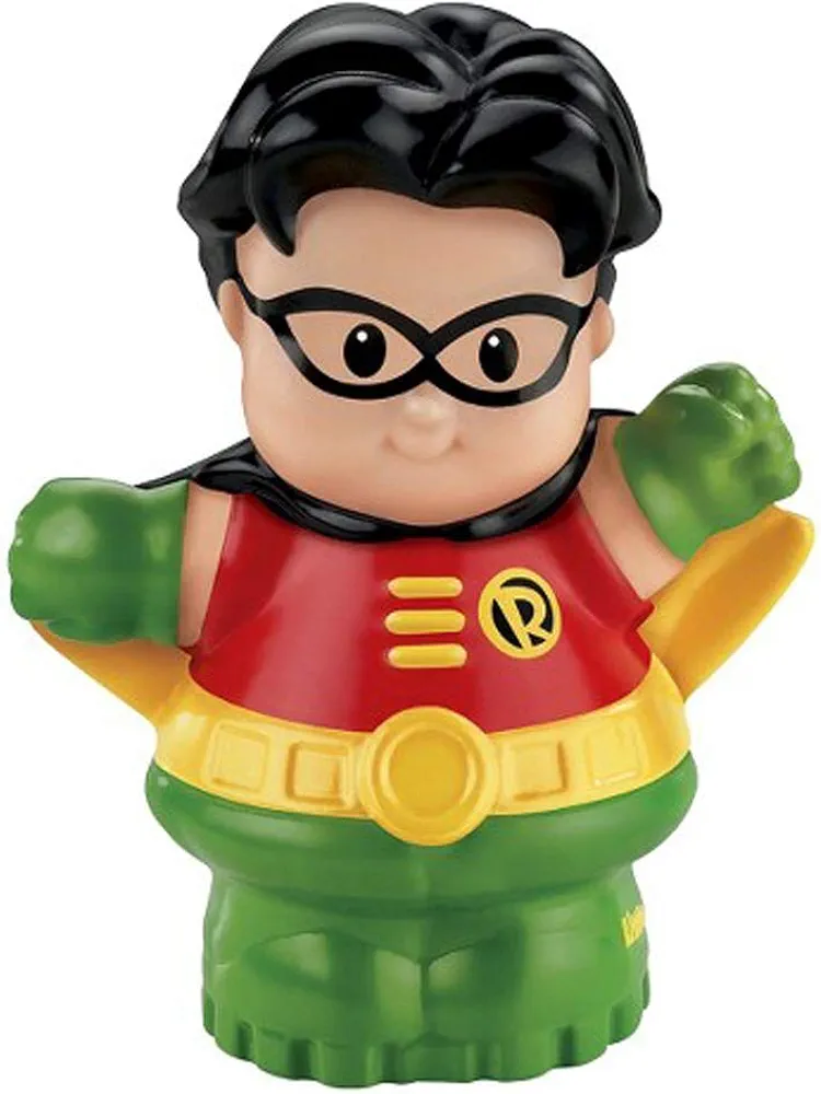 Little People Replacement Part DC Super Friends Playset ~ Superfriends Batcave Playset - W6171 ~ Replacement Robin Figure